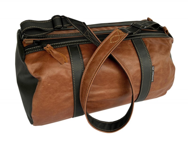 The Heritage Leather barrel bag