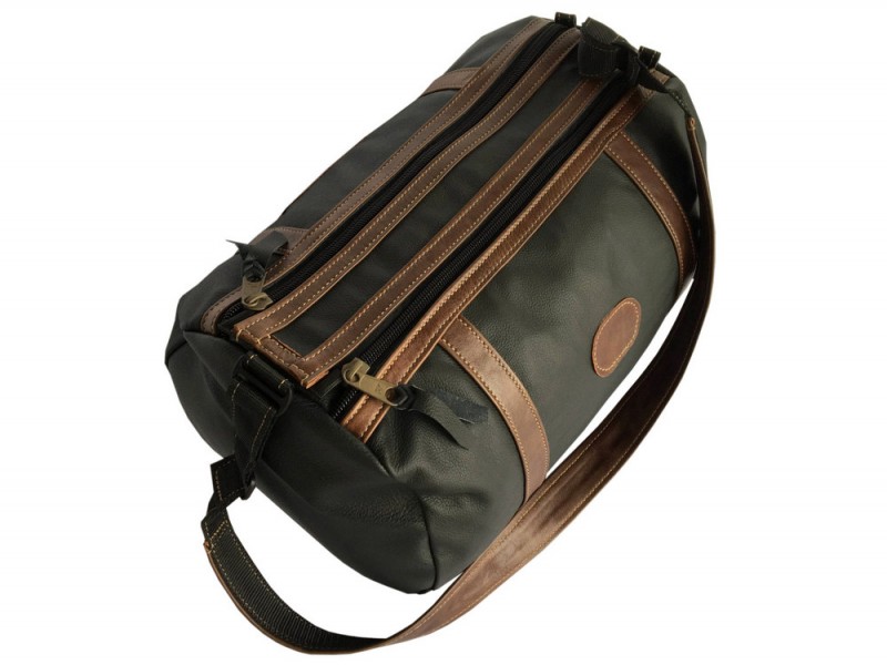 BARREL BAG WITH LEATHER TRIMS LIFE’S RICH TAPESTRY